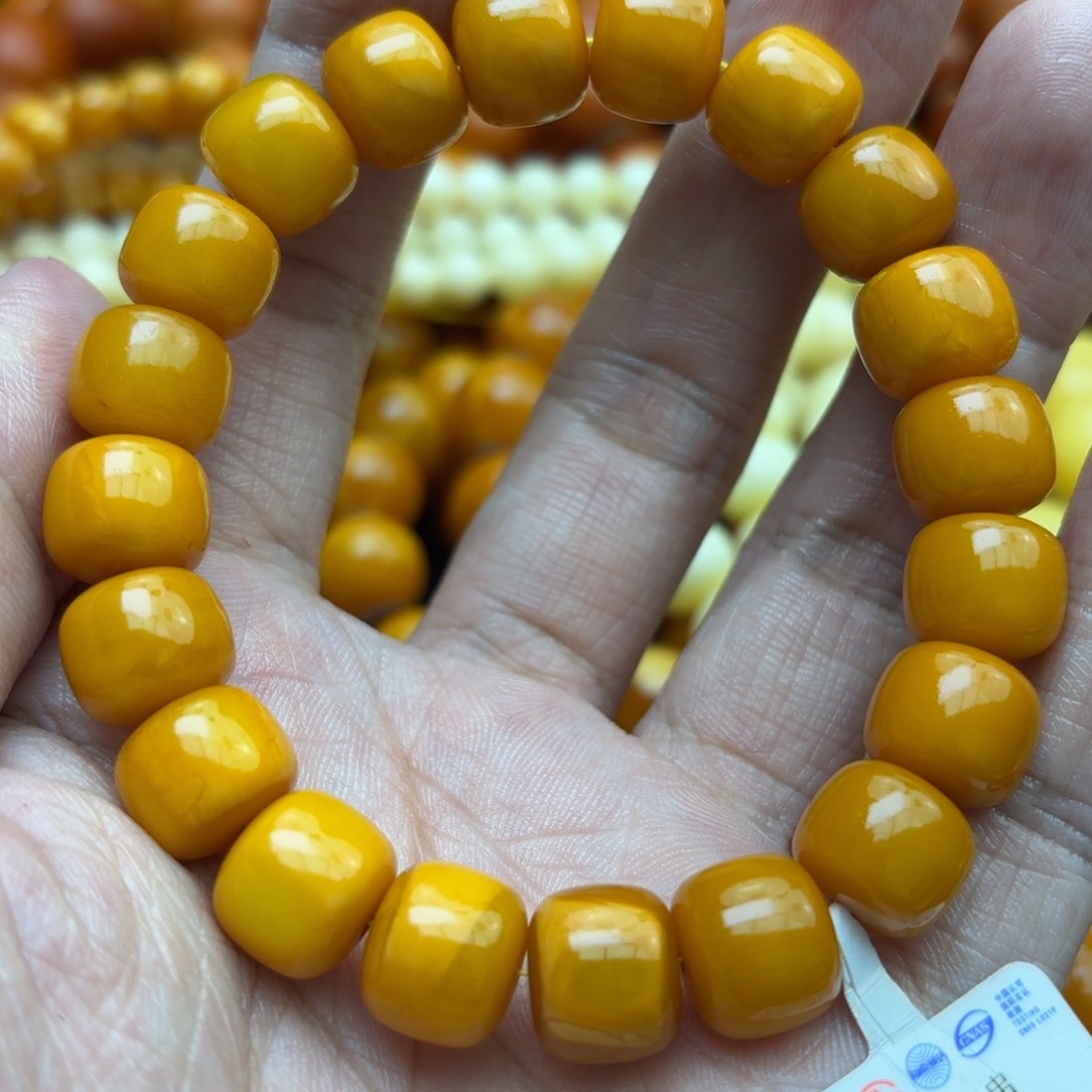 琥珀手链未镶嵌蜜蜡