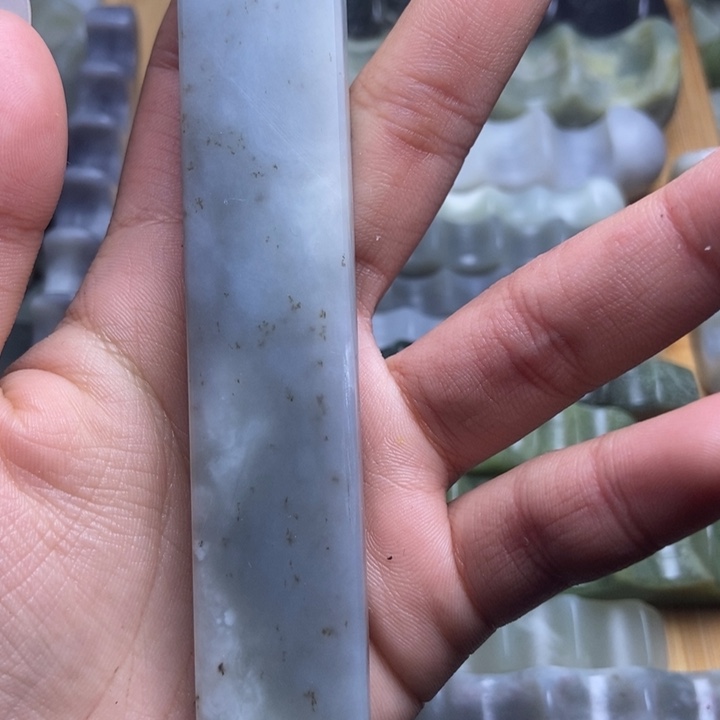 和田玉珠宝半成品未镶嵌用****4