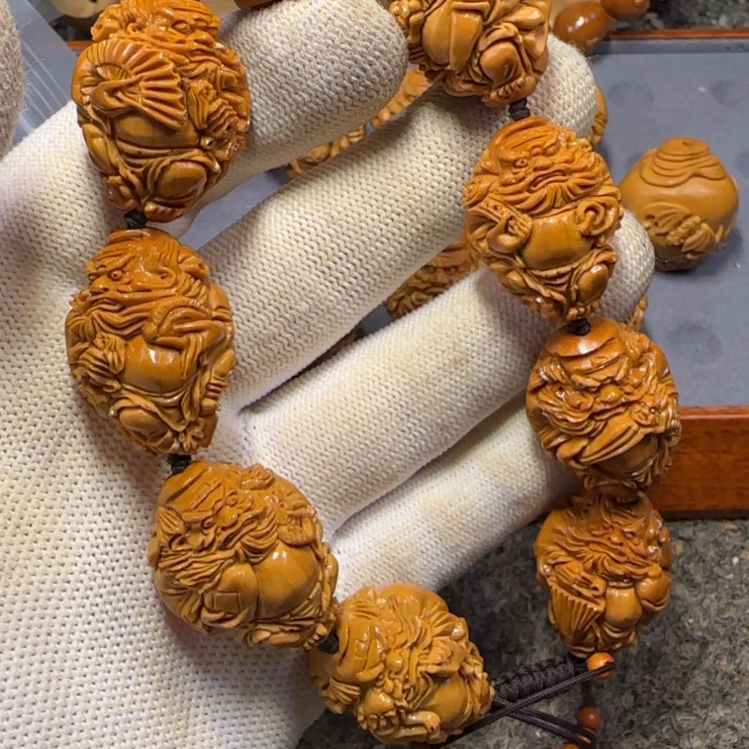 橄榄核吊坠钟馗呀呀