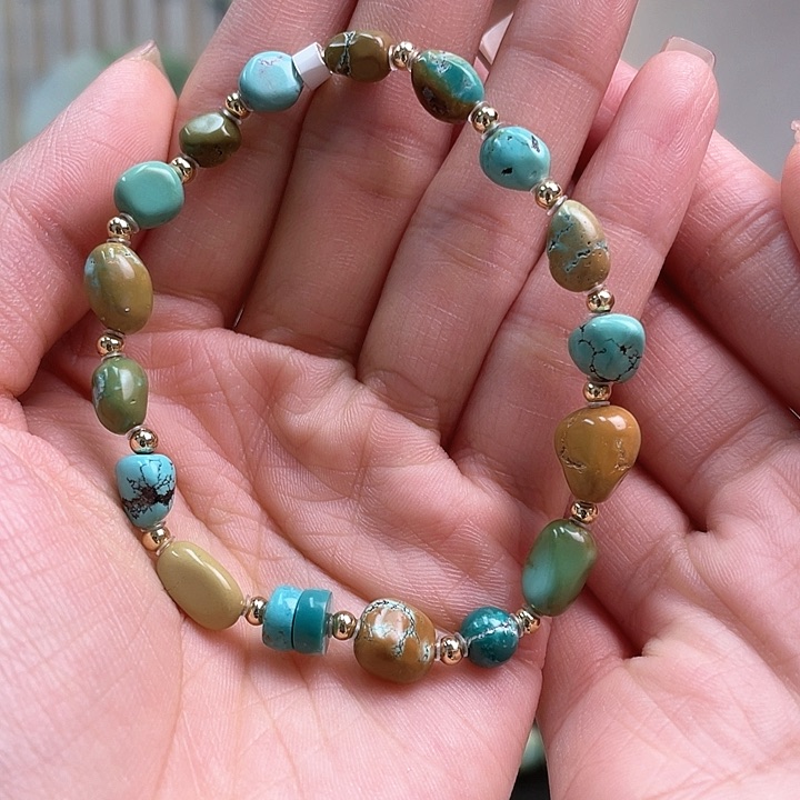 未镶嵌绿松石珠宝奇石