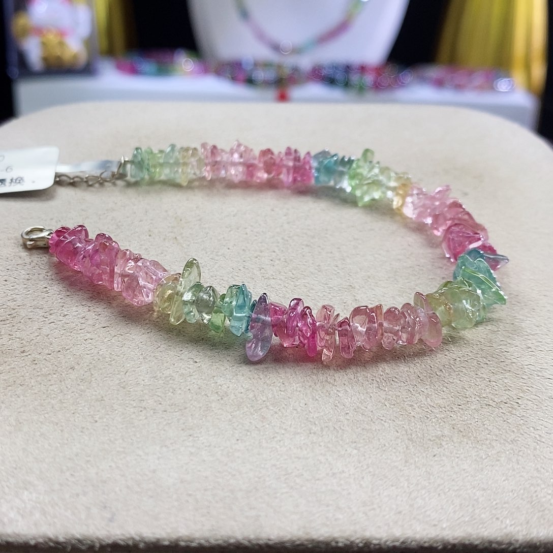 未镶嵌手链碧玺岁岁平安