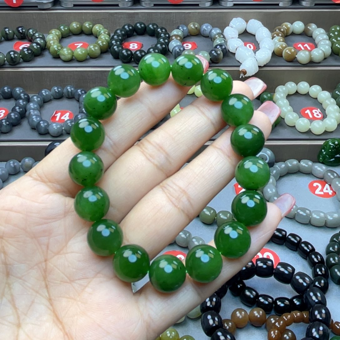 和田玉手链未镶嵌夏****猫