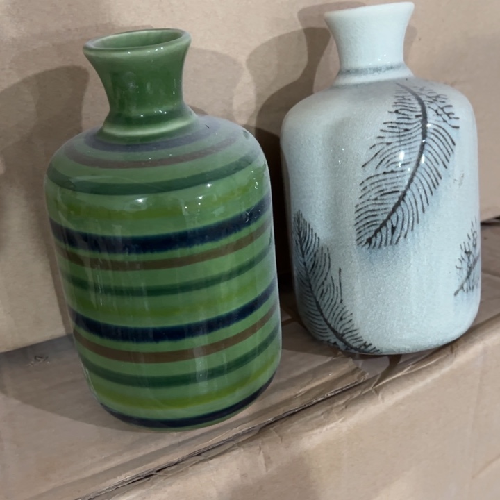 陶瓷花瓶摆件外贸出口微瑕捡漏