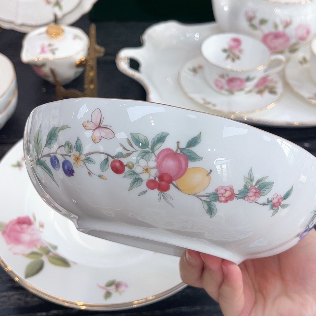 骨瓷19cm汤碗—————-