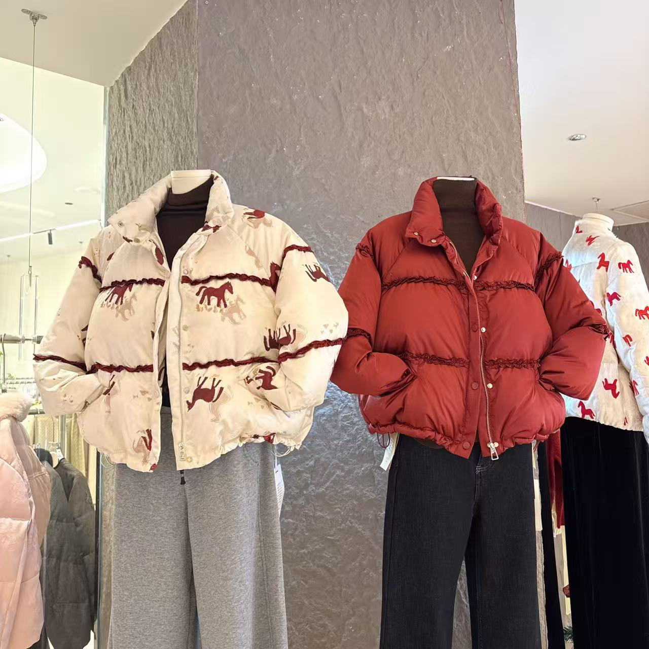 760MG新款马年限定圣诞跨年爆款羽绒服