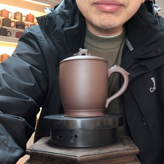 紫泥茶杯龙吟杯容量350