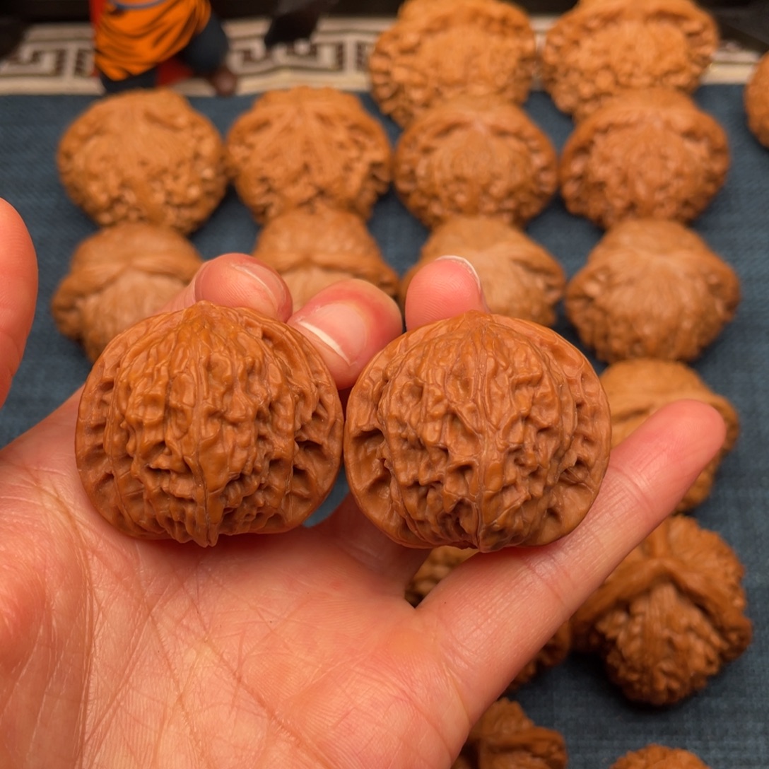 文玩核桃把件37山地正磨