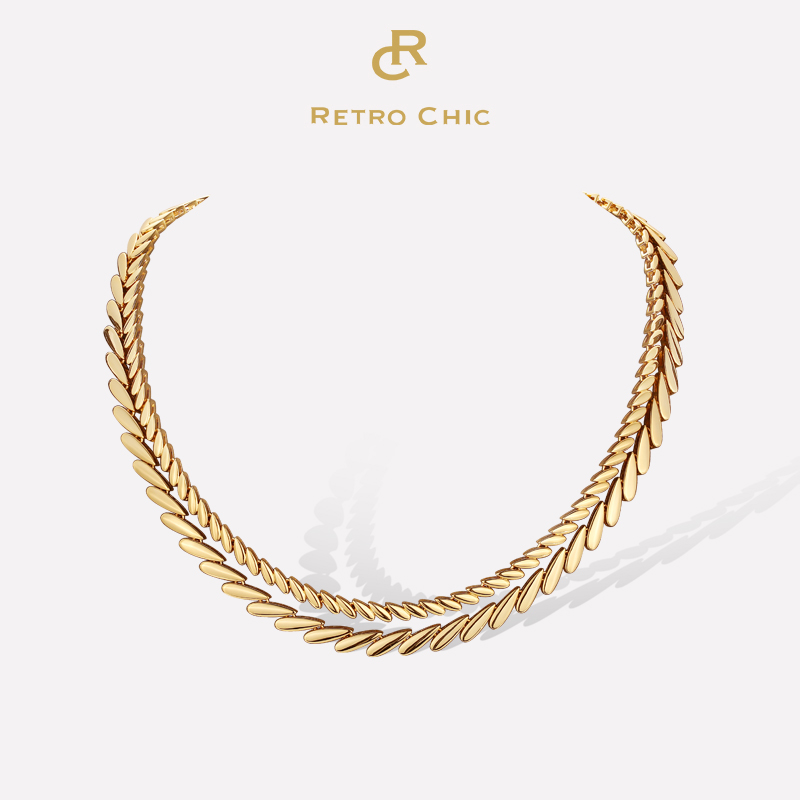 铜合金项链 RC RETRO CHIC 意大利复古时尚首饰 麦穗项链