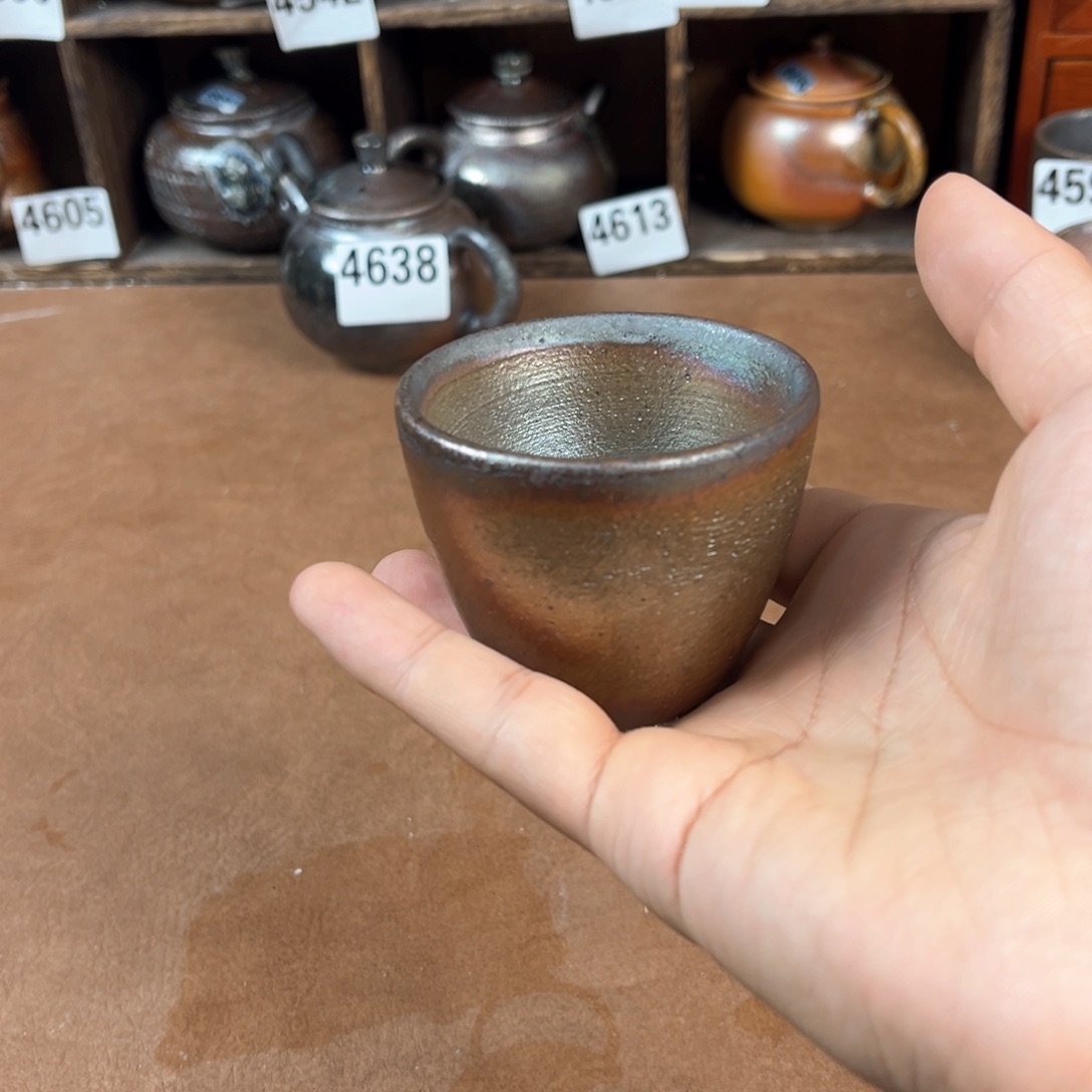 壶柴烧茶器主人杯
