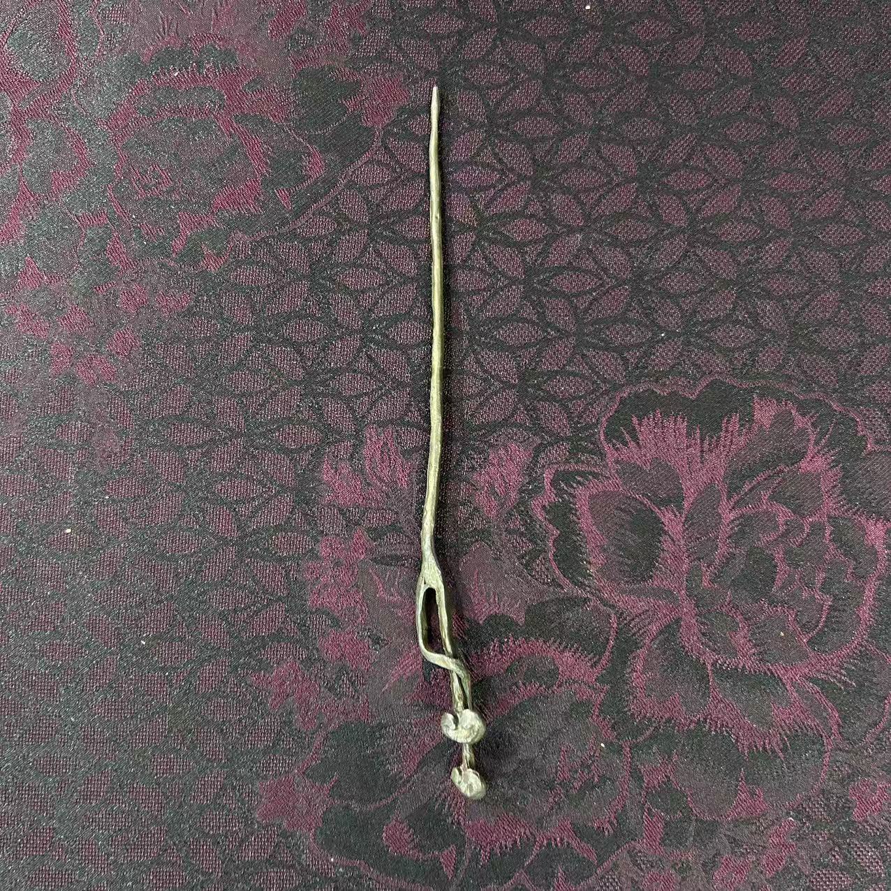 【老黑】古锡茶针（老锡010）