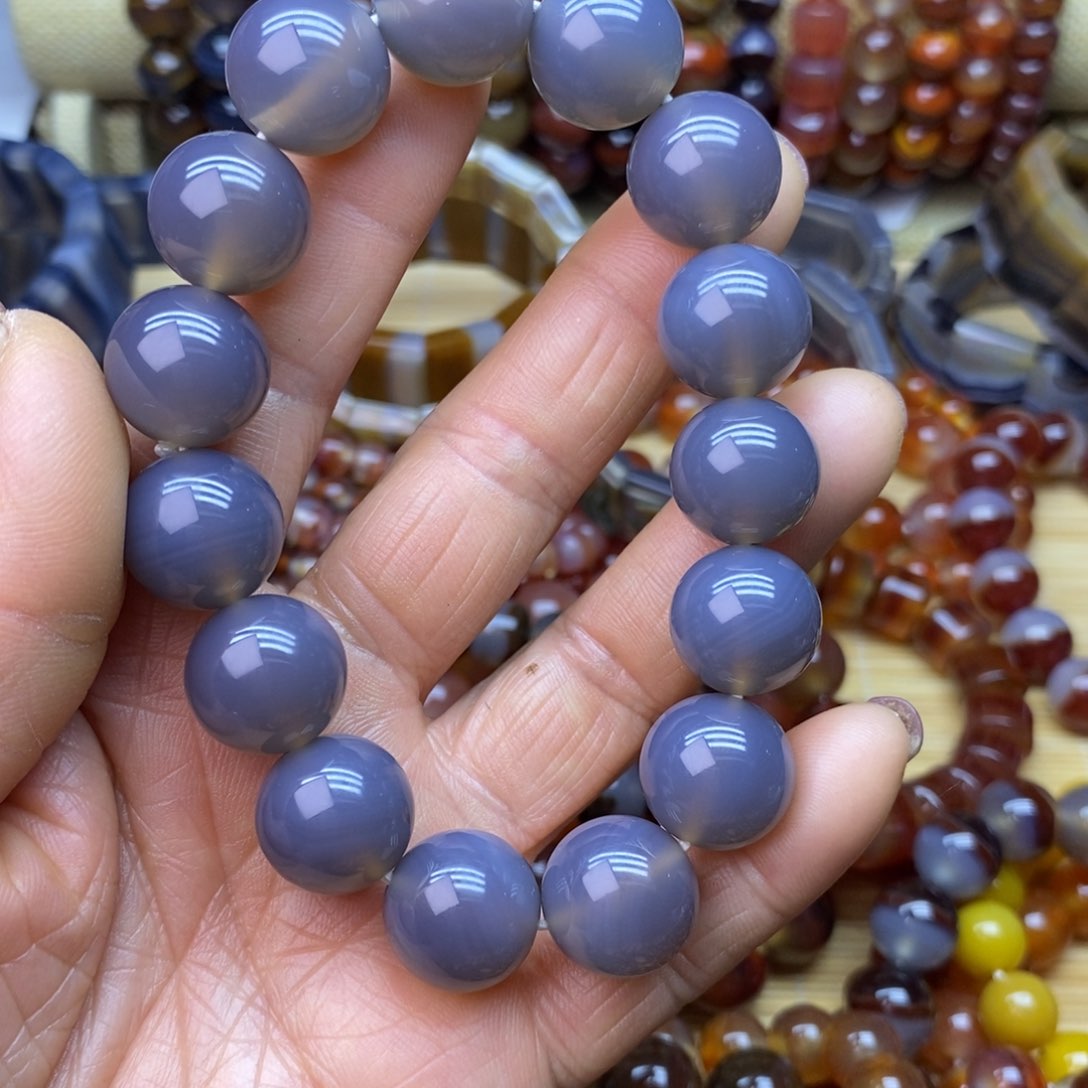 玛瑙/玉髓手链未镶嵌苏*起