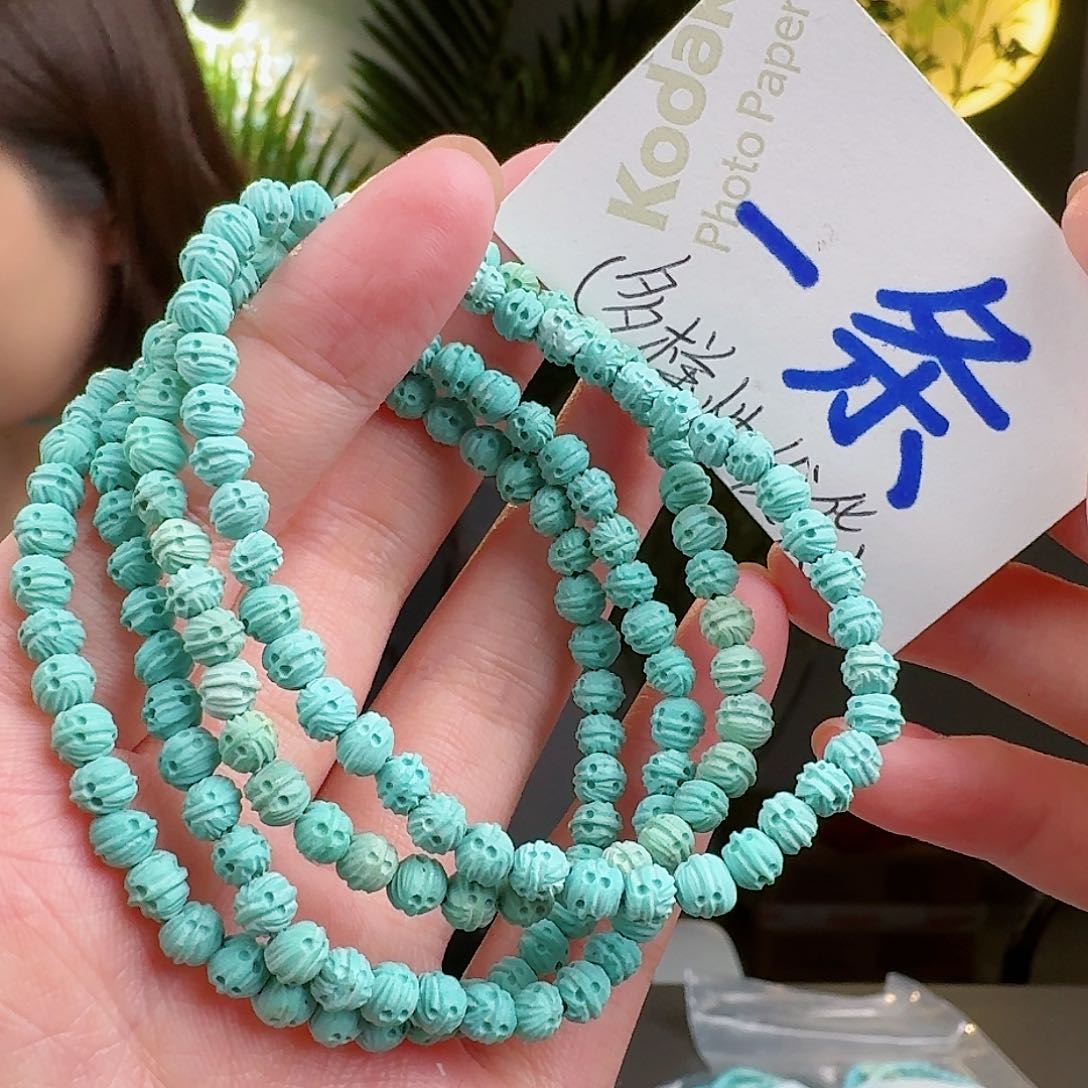 绿松石珠宝奇石未镶嵌