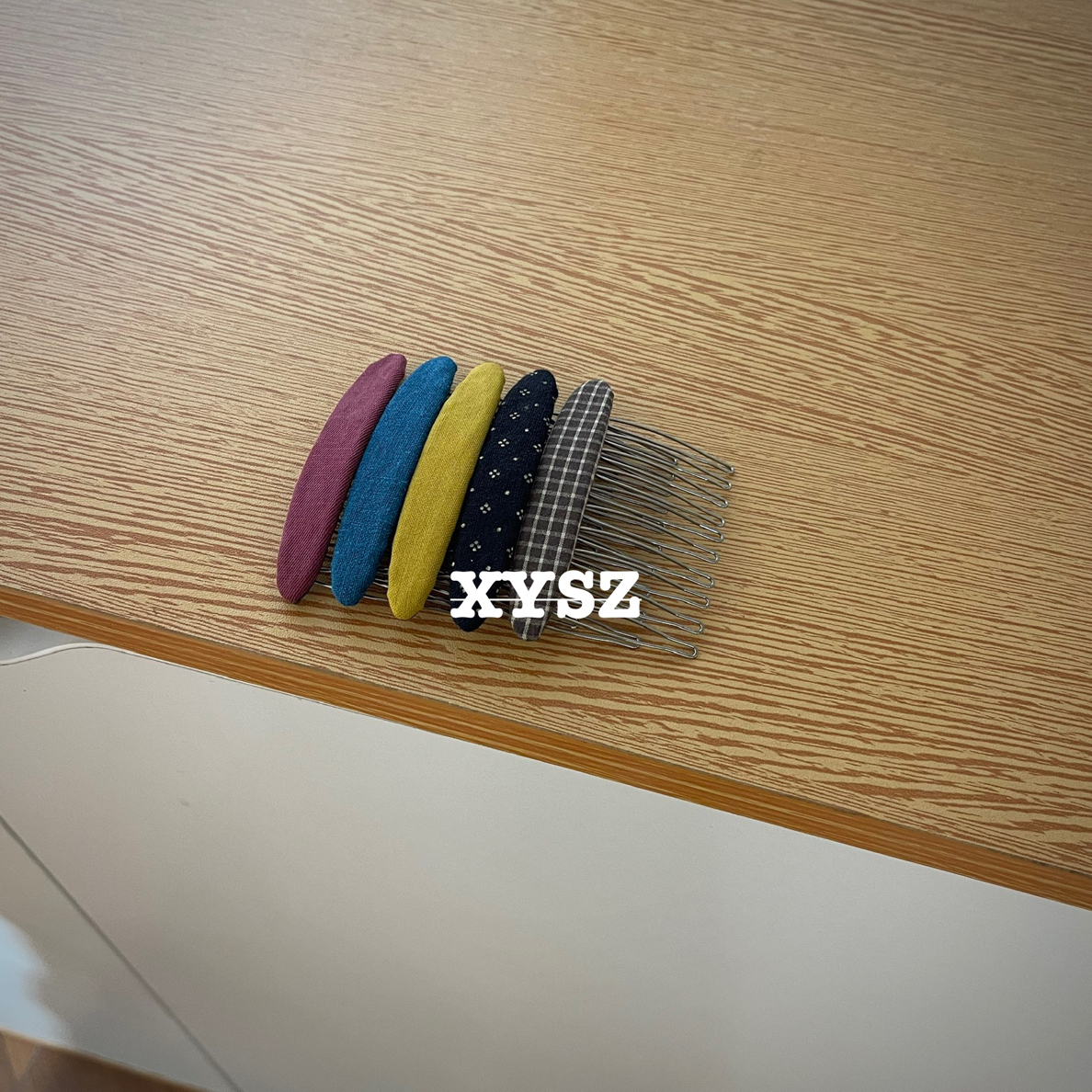 五色插梳日韩复古风边夹简约风女发夹