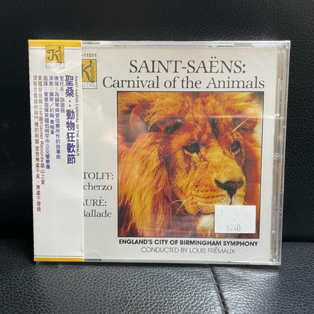 圣桑 动物狂欢节/里托夫 诙谐曲 CD 大K绝版名盘