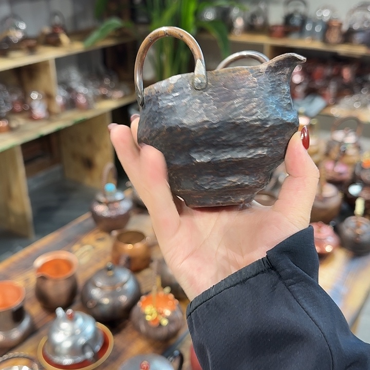 夜***橋紫铜手工制作摆件