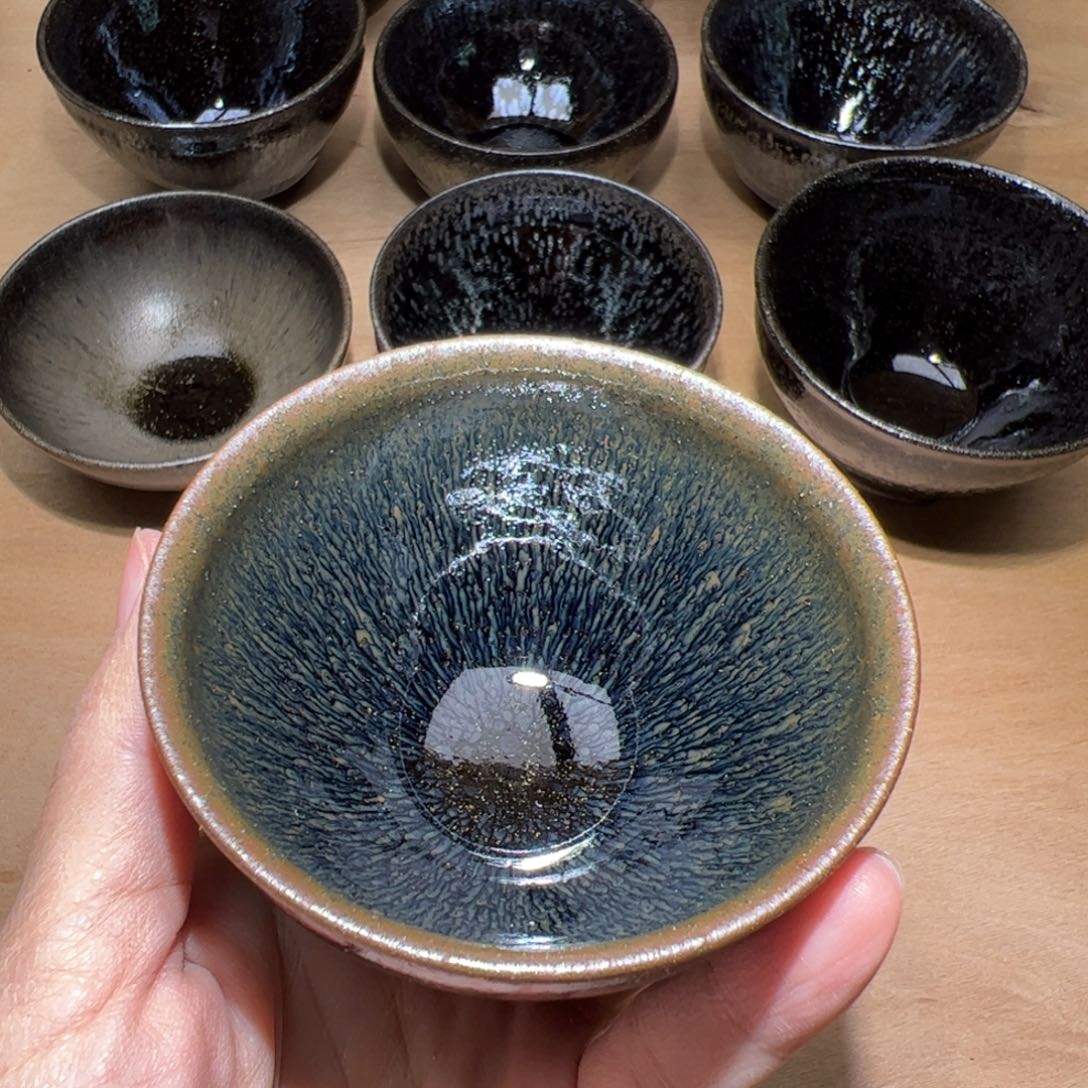 茶盏哒*?龙窑柴烧兔豪