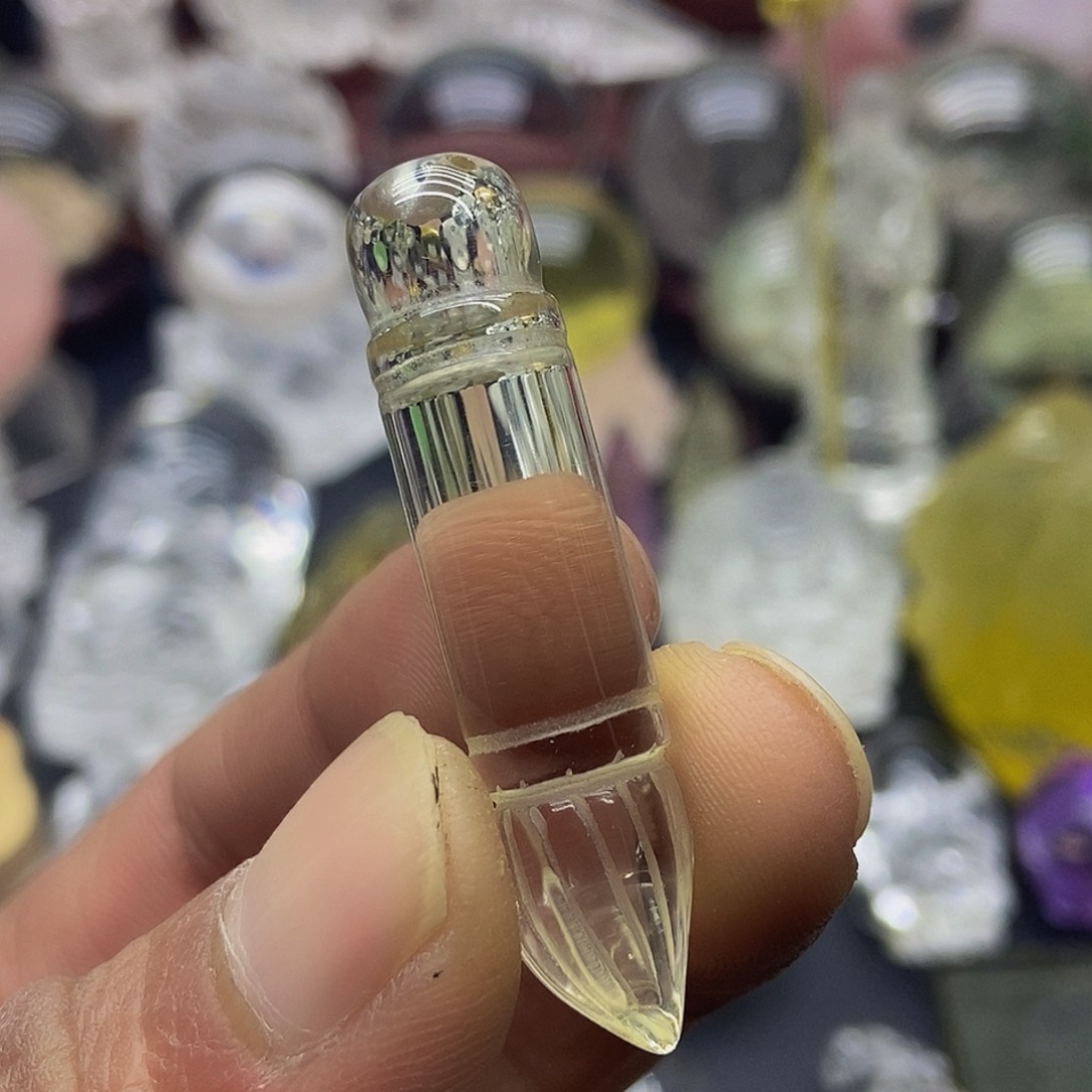 水晶摆件未镶嵌吊坠