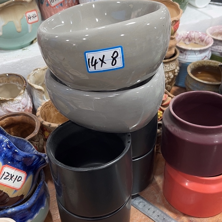 有孔！福利价陶瓷花盆全场福利价
