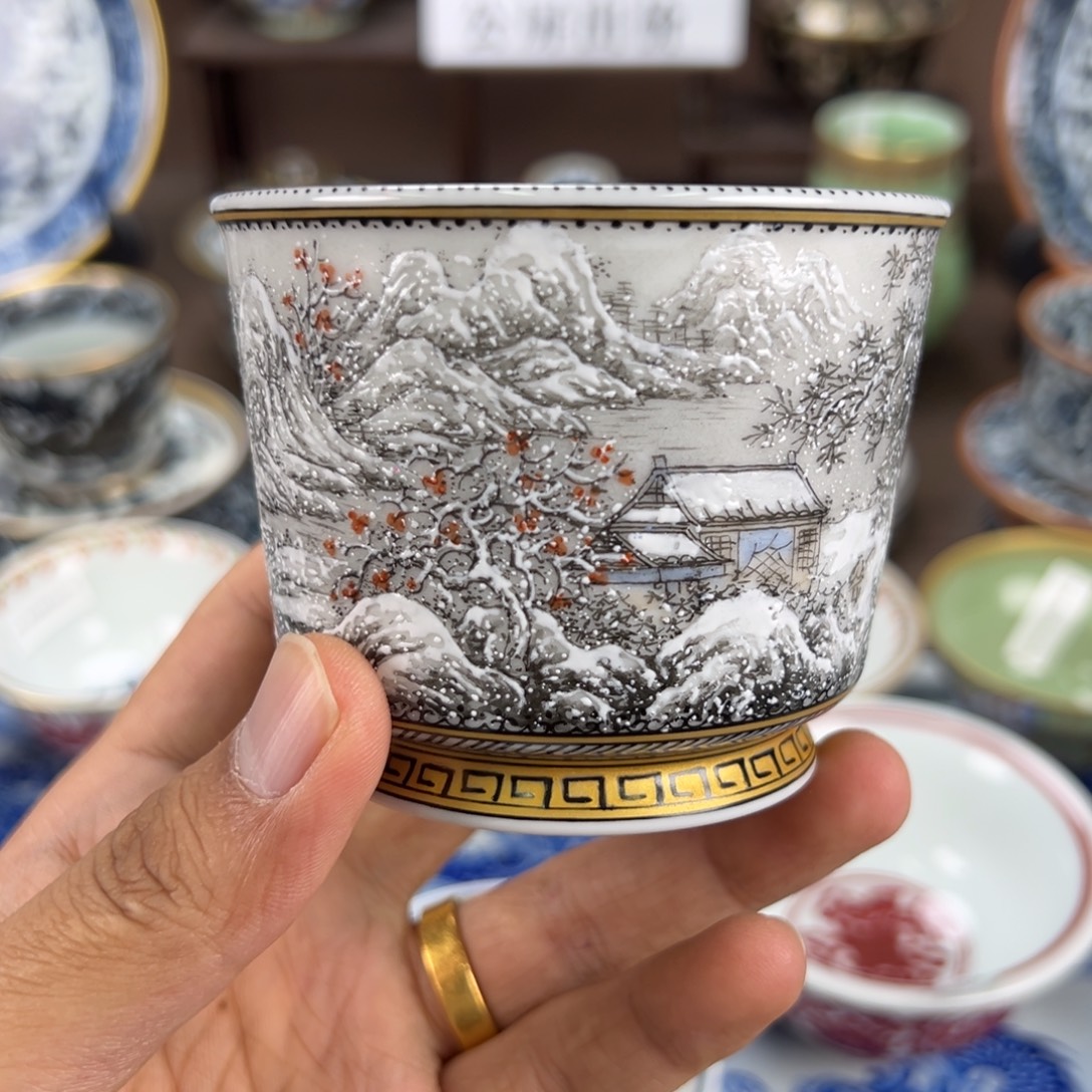 雄***列景德镇手工手绘陶瓷