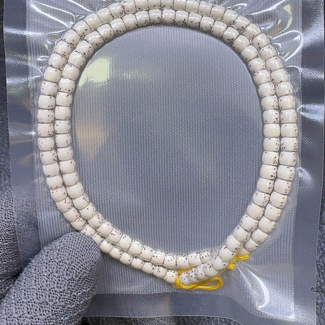 星月菩提手串6*5原生态大留白直切