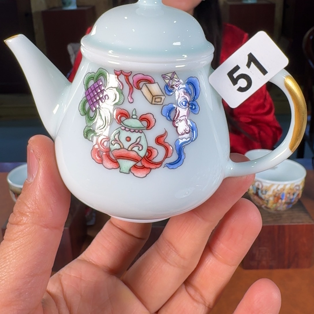 成窑青白瓷茶器精品
