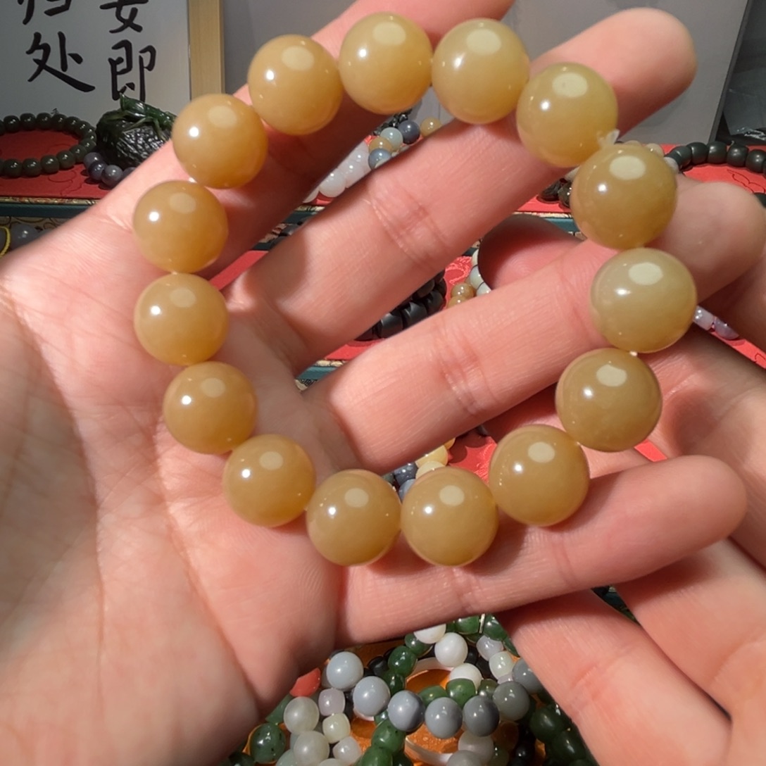 和田玉手链未镶嵌