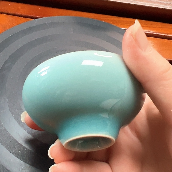 茜姨推荐龙泉仿南宋老釉主人杯