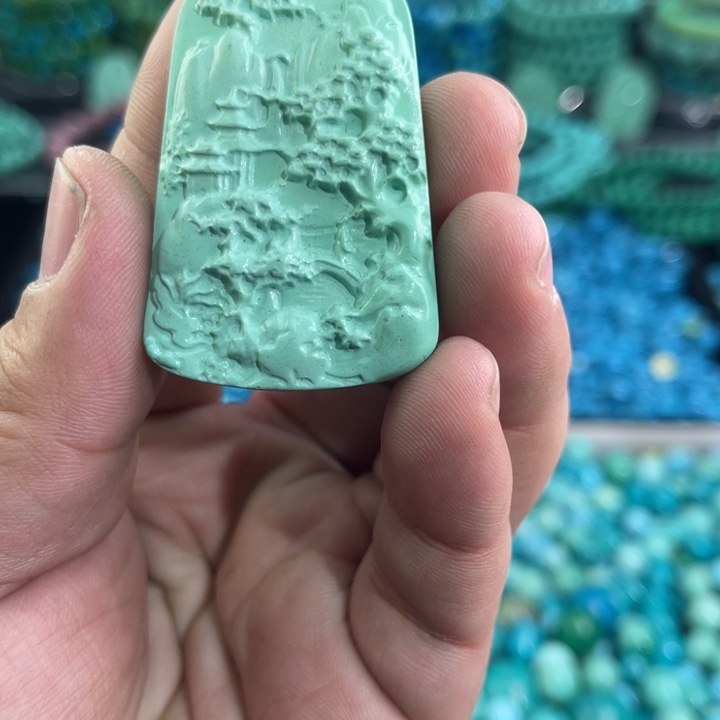 菱锰矿珠宝半成品未镶嵌