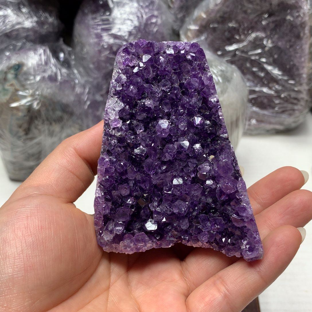 珠宝半成品未镶嵌紫晶紫水晶