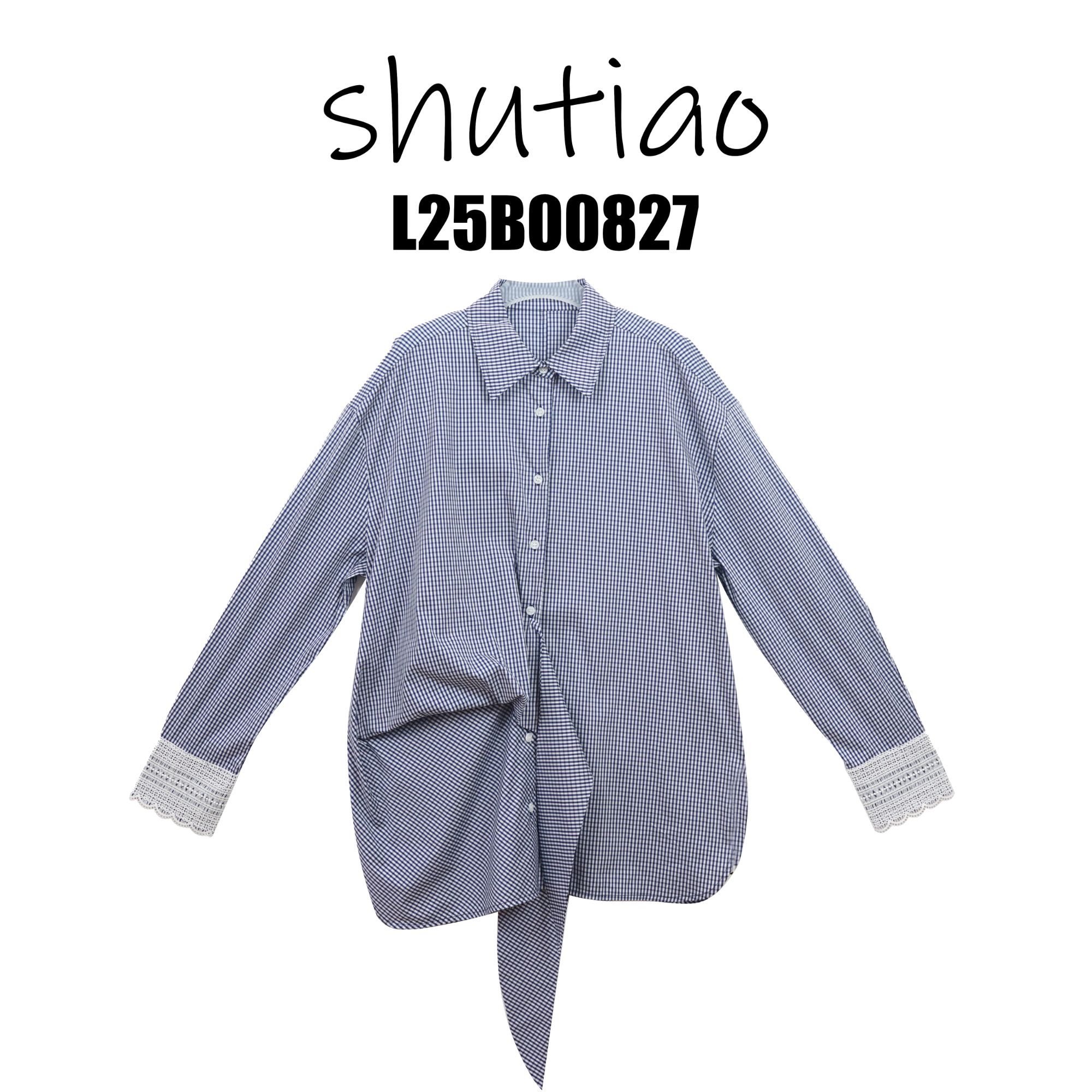 【SHUTIAO】2025春夏：新款小众设计款衬衫L25B00827
