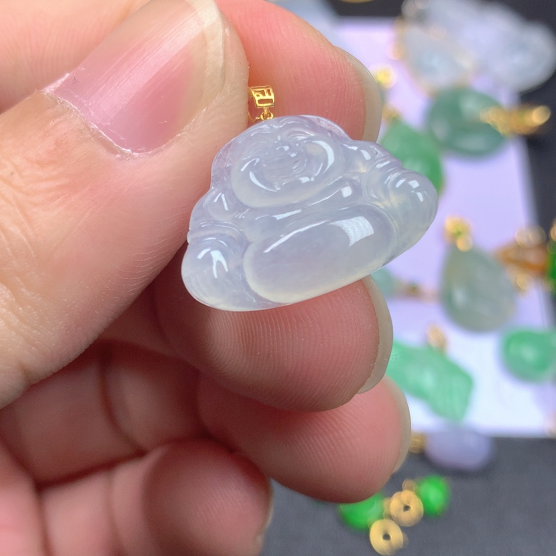 【闪购商品】颈饰18K金镶嵌翡翠翡翠