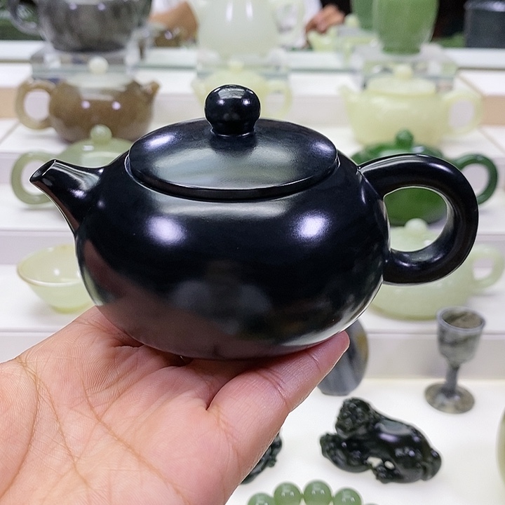 未镶嵌和田玉挂件茶壶