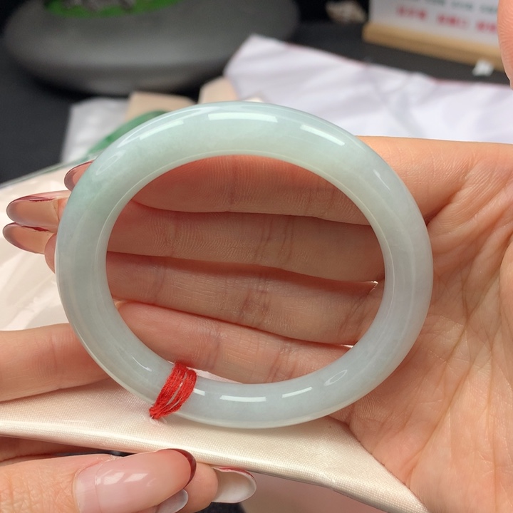 翡翠手镯未镶嵌素*55圆条