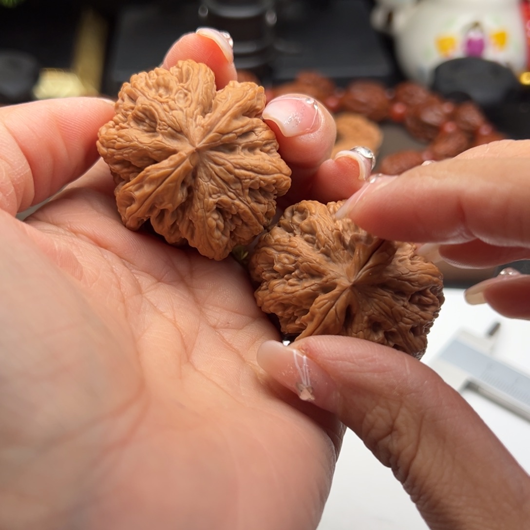 文玩核桃把件粗筋40