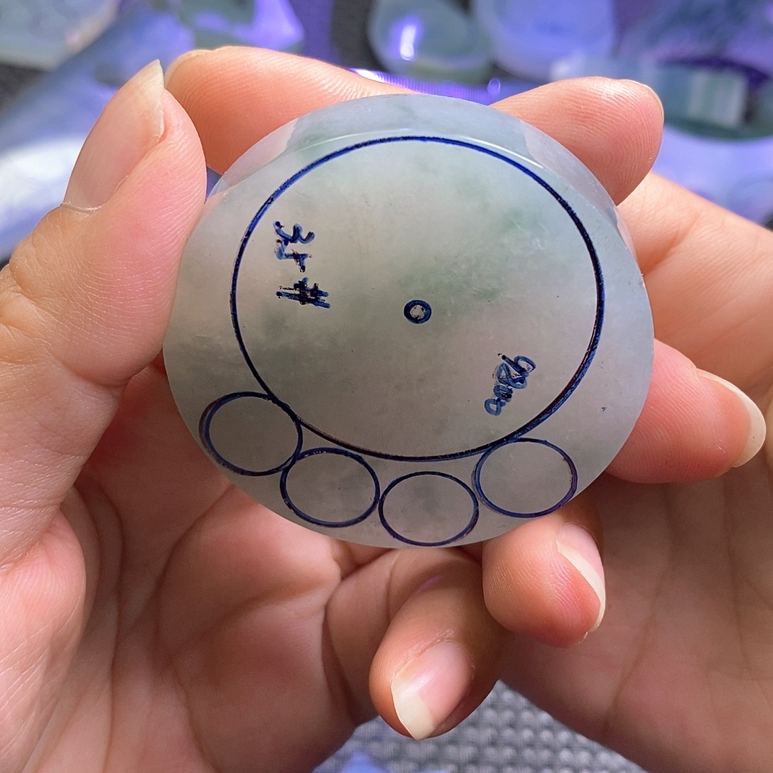 未镶嵌定制翡翠扣子