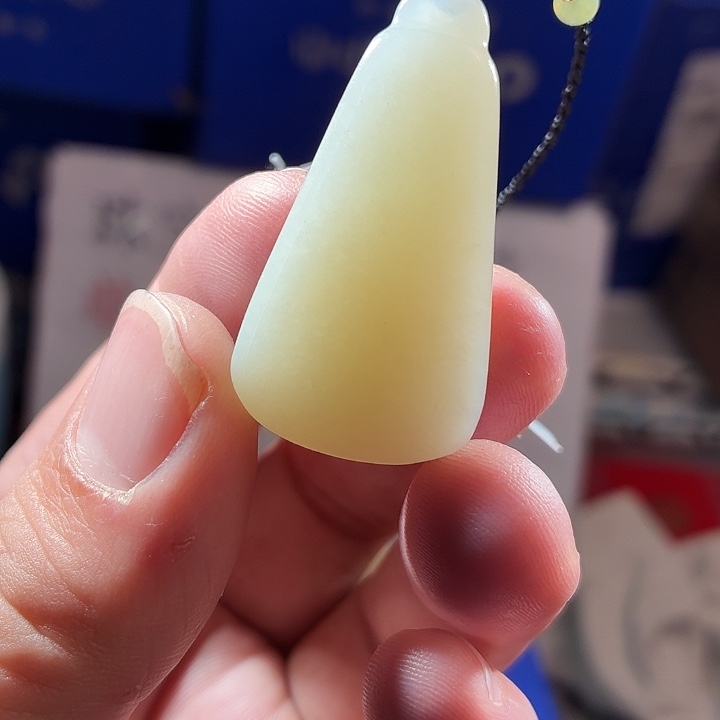 和田玉（糖玉）合金车挂