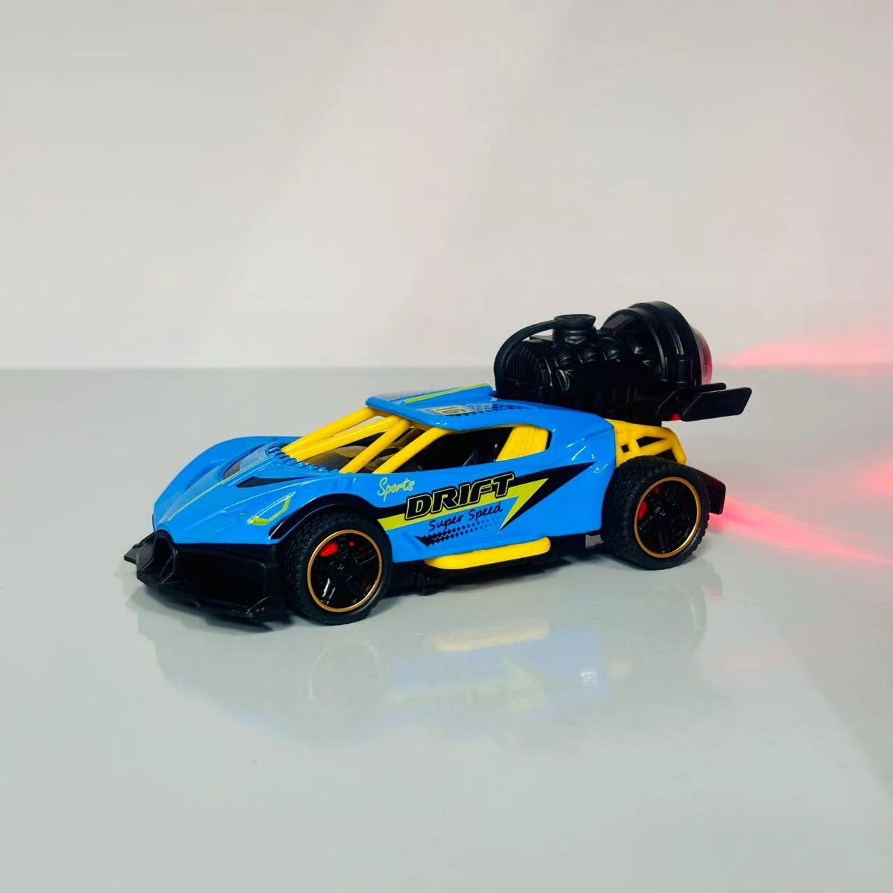 合金声光喷雾跑车模型带回力