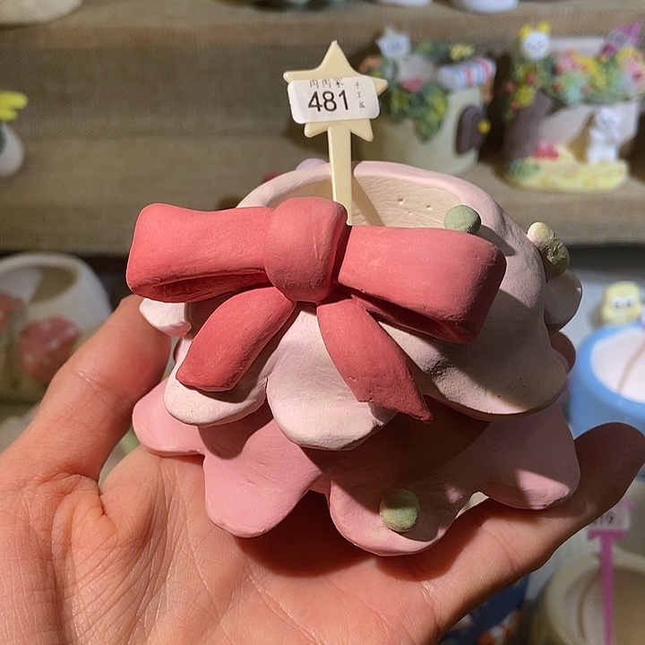 小***y手工手绘盆 满29包邮481