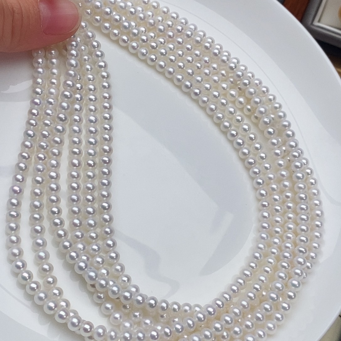 颈饰淡水珍珠银S925镶嵌