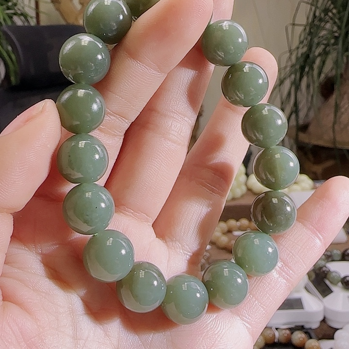 和田玉手串未镶嵌