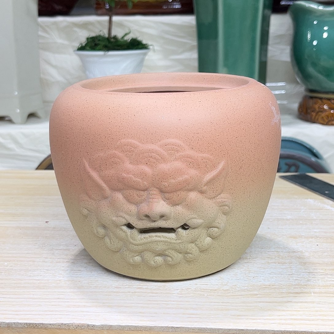 陶瓷绿植多肉微瑕花盆口径10*11底无孔