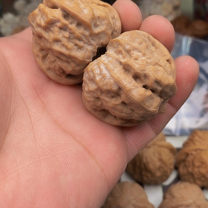 桃核把件凯*蛤蟆头狮子头