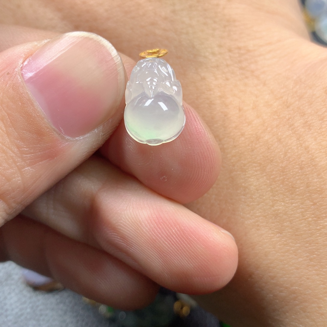 【闪购商品】翡翠颈饰18K金镶嵌翡翠