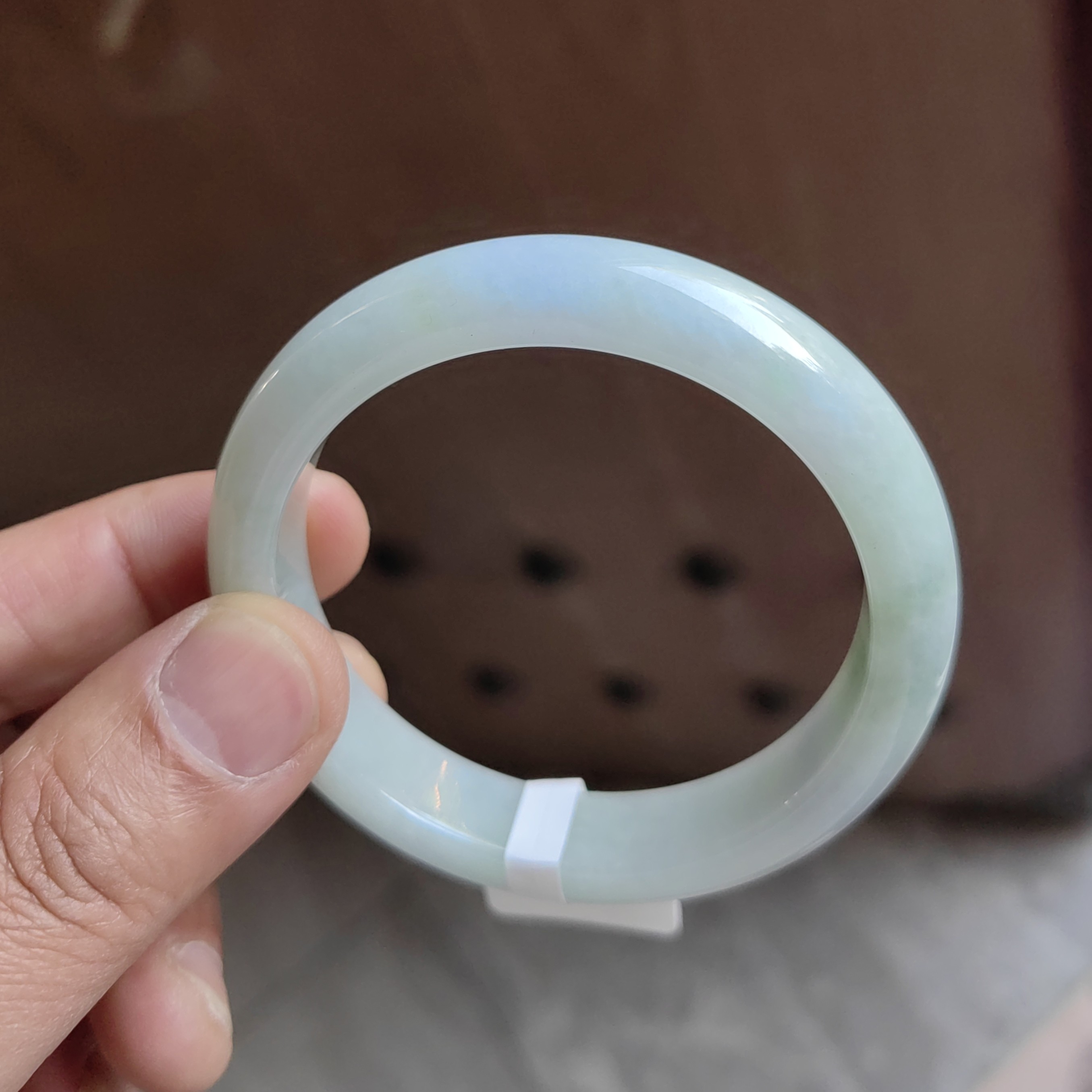 天然缅甸翡翠手镯58.5圈口（特价品，买断不退）