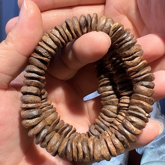 沉香手串白棋壳子沉水1.2多样性发货1条