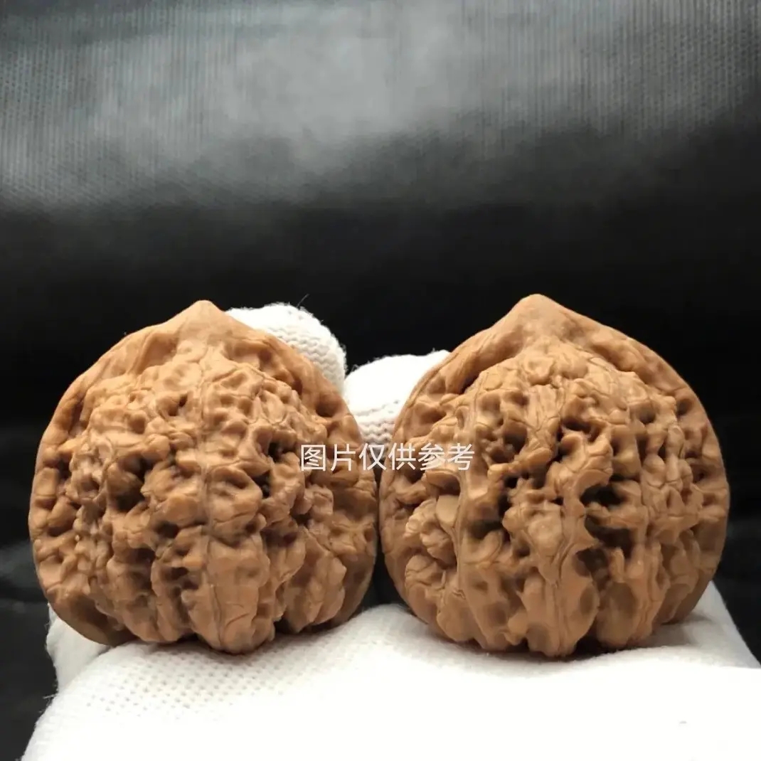 文玩核桃狮子头四座楼官帽练手把件包邮