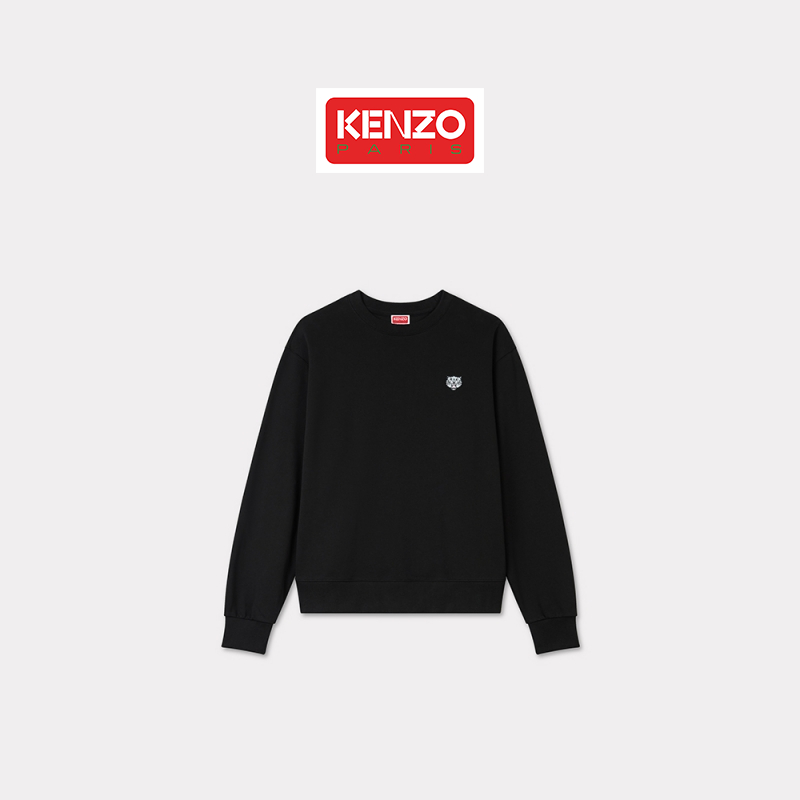 KENZO 25春夏新品 男士经典简约刺绣老虎图案卫衣