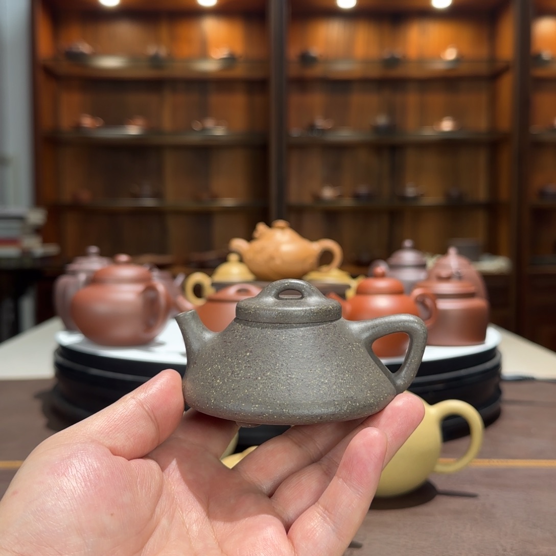 茶壶紫砂天青泥文瓢
