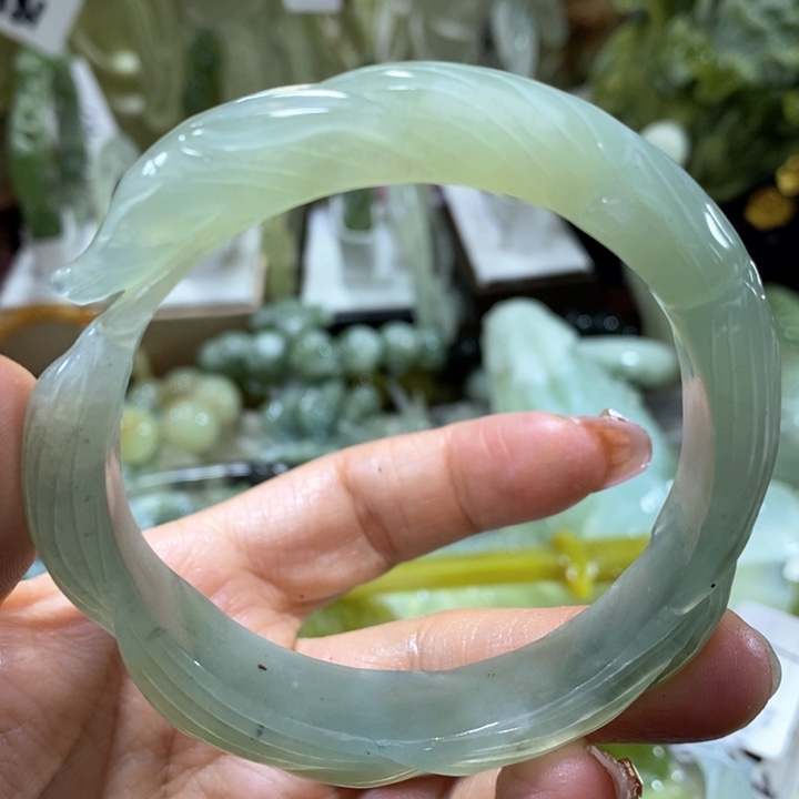 岫玉岫玉56口径未镶嵌