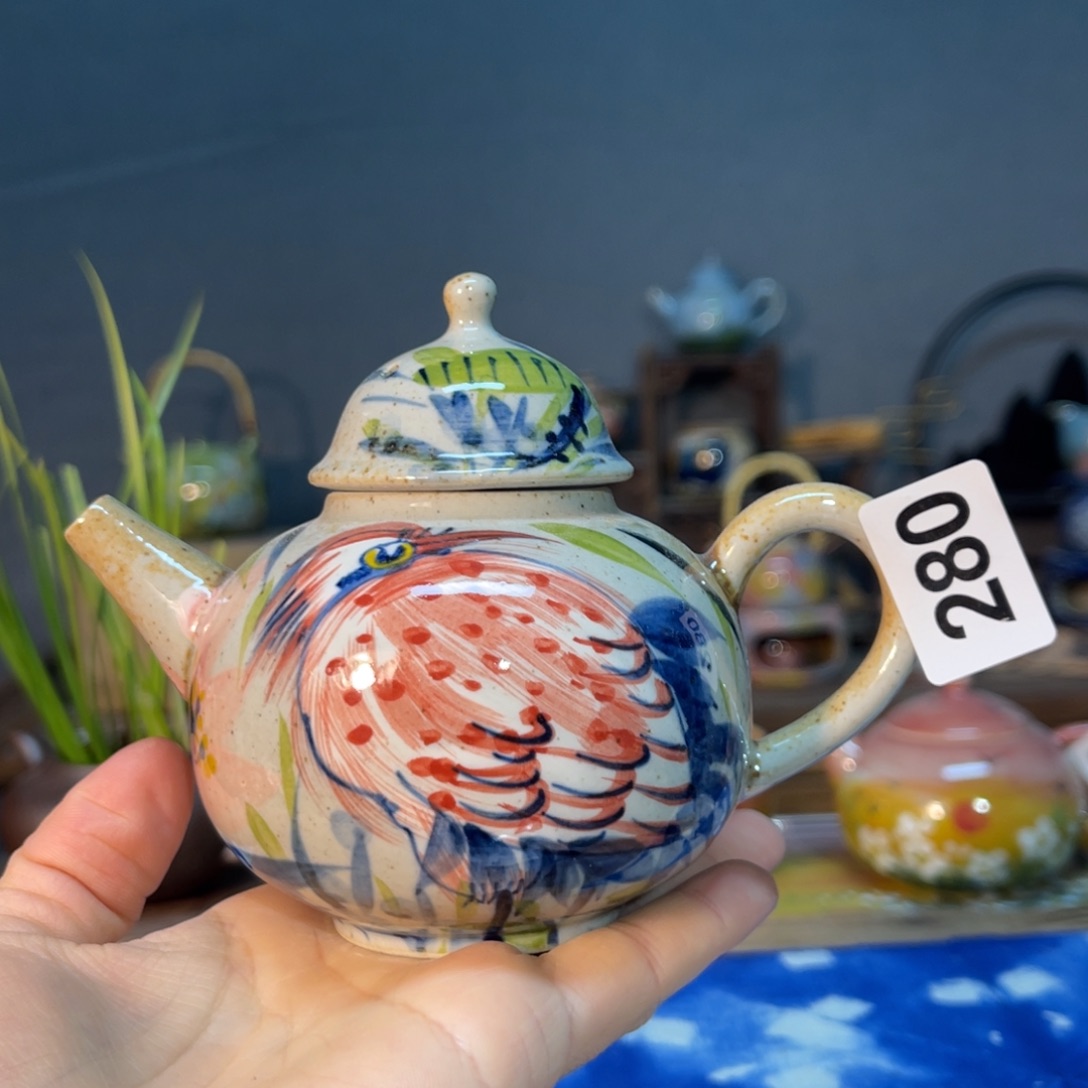 杯素浅陶瓷手工手绘